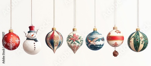 A collection of hanging Chr...