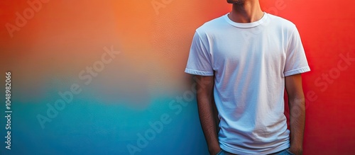 Man wearing a fashionable t...