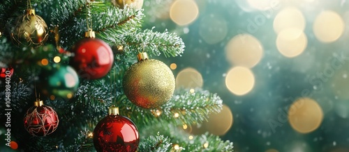 Close up of a decorated Chr...