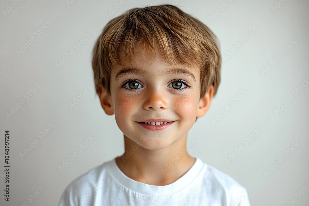portrait of an white little boy with a smile portrait of an white little boy with a smile