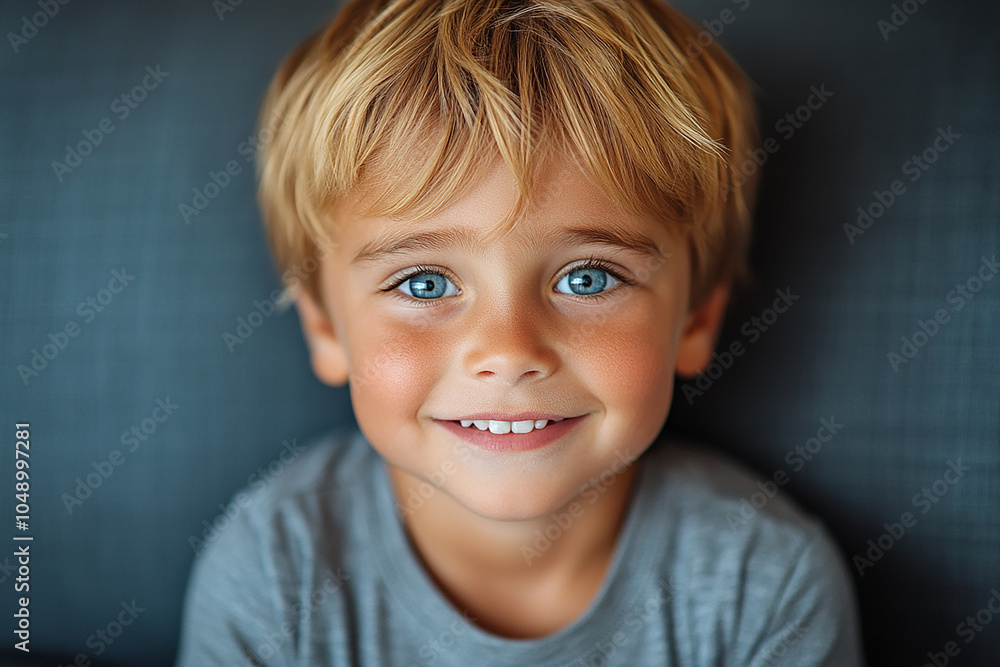 portrait of an white little boy with a smile portrait of an white little boy with a smile