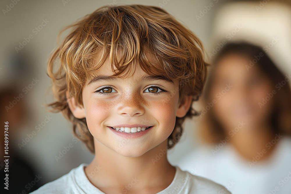 portrait of an white little boy with a smile portrait of an white little boy with a smile
