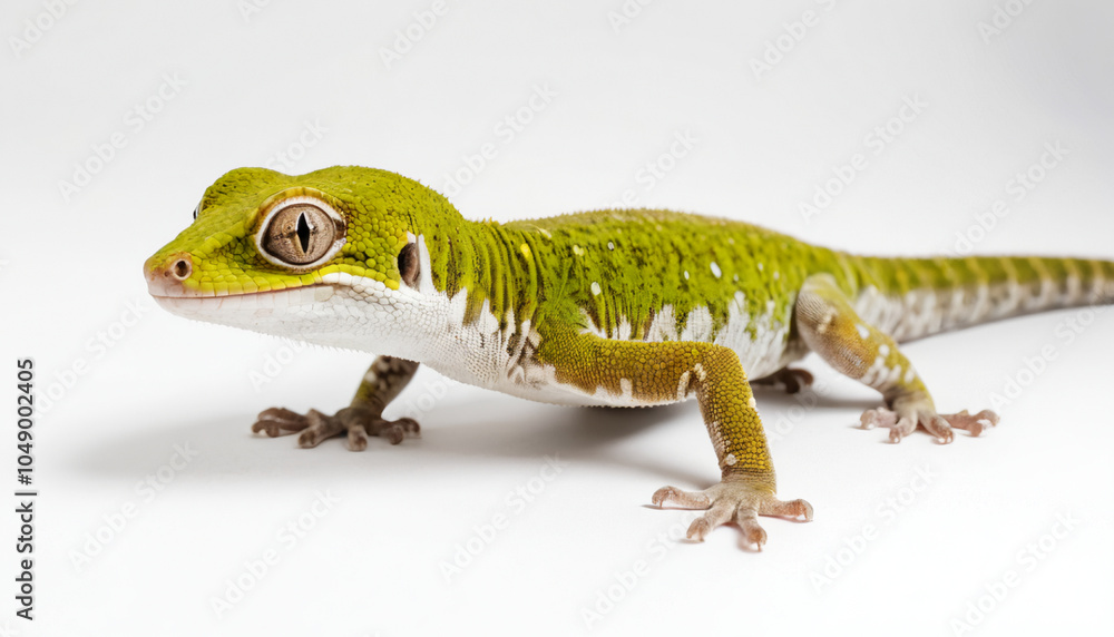 Fototapeta premium Gecko on white background isolated 