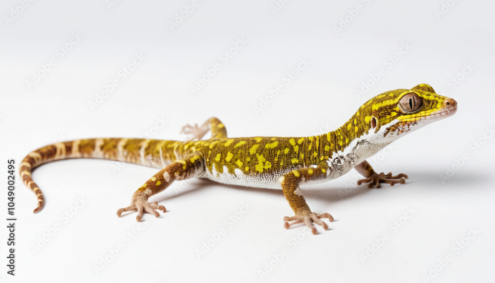 Naklejka premium Gecko on white background isolated 