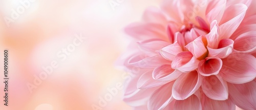  A pink flower with a blurred foreground and background