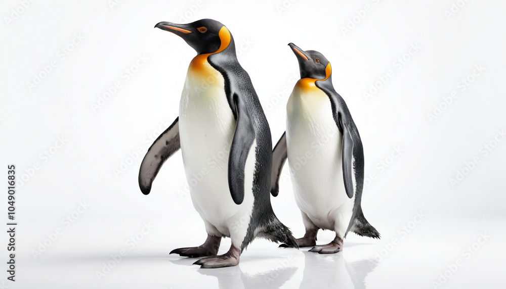 Fototapeta premium Penguin on white background isolated