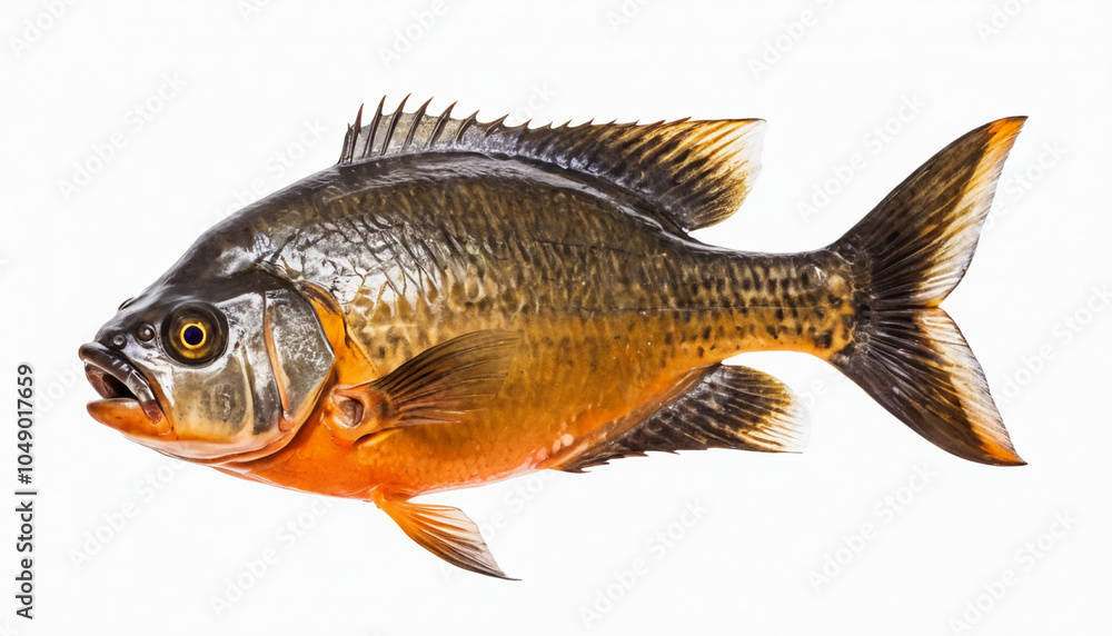 Fototapeta premium Piranha on white background isolated