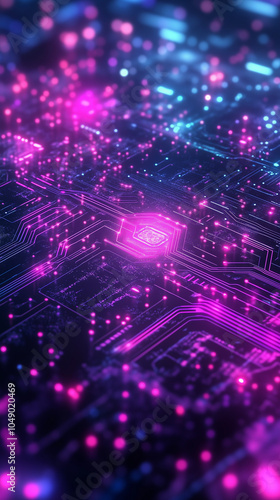 Fond d’écran gamer néon futuriste pour téléphone