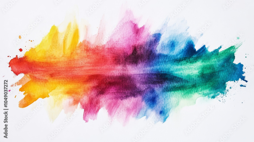 Fototapeta premium A blend of watercolor