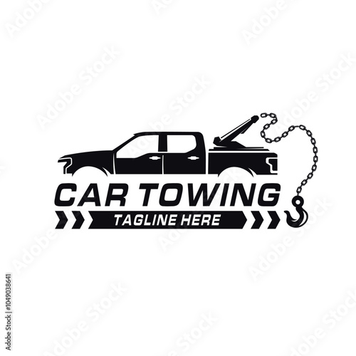 Car towing and recovery logo