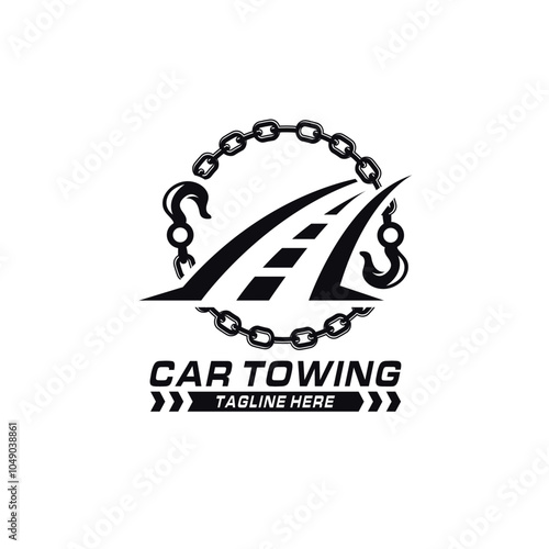 car towing and recovery logo