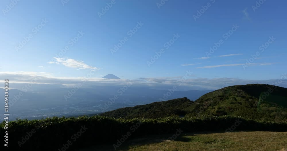 Mt. Fuji from Fujimigaoka Park at Hakone Skyline in Japan. Panning, 20mm Lens, 4K, H.264, 422, 10bit, 29.97fps. Mt. Fuji from Fujimigaoka Park at Hakone Skyline in Japan. Panning, 20mm Lens, 4K, H.264, 422, 10bit, 29.97fps.
