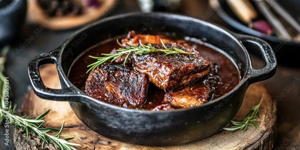 Dutch Oven Slow Roasted Beef Short Ribs Dutch Oven Root Beer Short