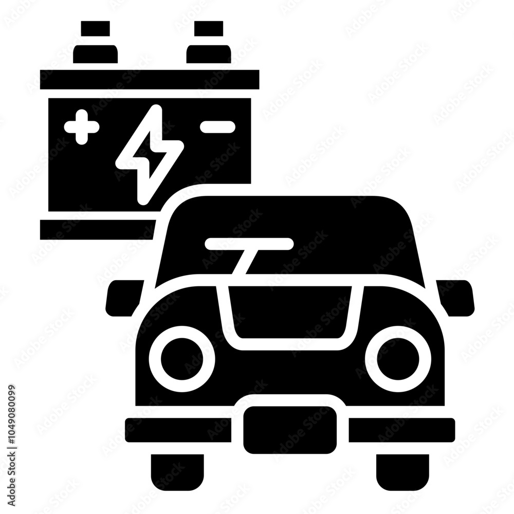 Car Battery Icon Car Battery Icon