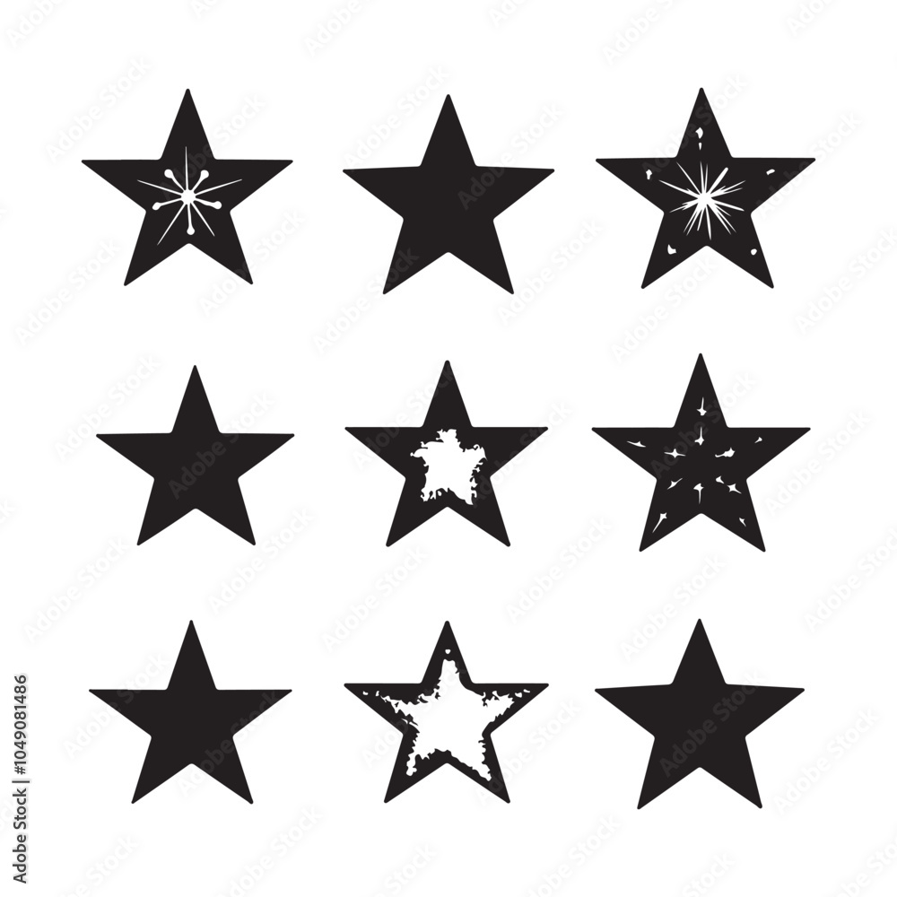 Obraz premium set of stars and stripes