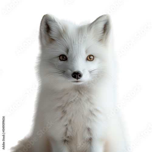 Arctic Fox on a transparent background