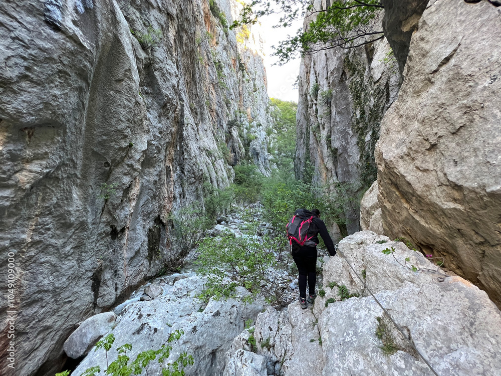 Mala Paklenica Canyon, Seline (Paklenica National Park, Croatia) - Die Schlucht von Mala Paklenica, Seline (Nationalpark, Kroatien) - Kanjon Male Paklenice (Nacionalni park Paklenica, Hrvatska) Mala Paklenica Canyon, Seline (Paklenica National Park, Croatia) - Die Schlucht von Mala Paklenica, Seline (Nationalpark, Kroatien) - Kanjon Male Paklenice (Nacionalni park Paklenica, Hrvatska)
