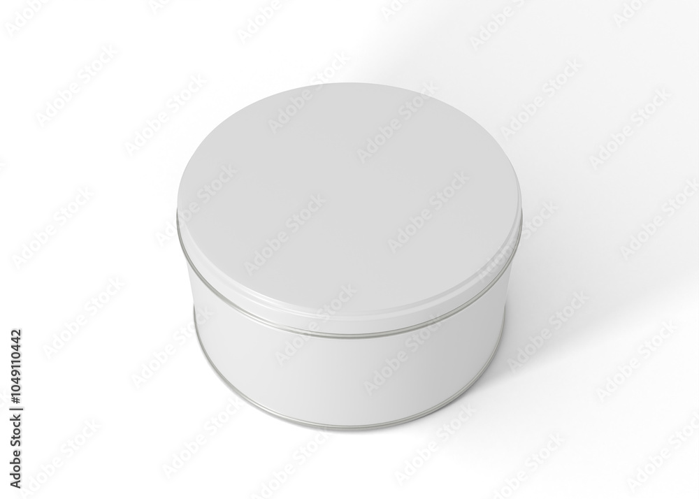 Tin Cookie Box Mockup