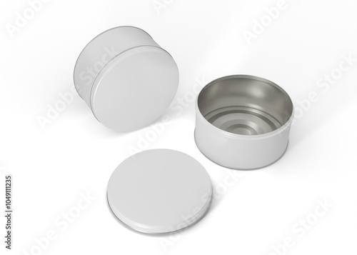 Tin Cookie Box Mockup