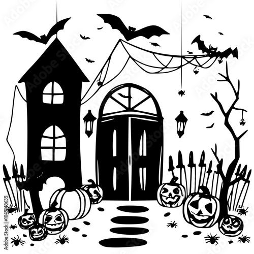 Halloween Decorations Eerie Entrances