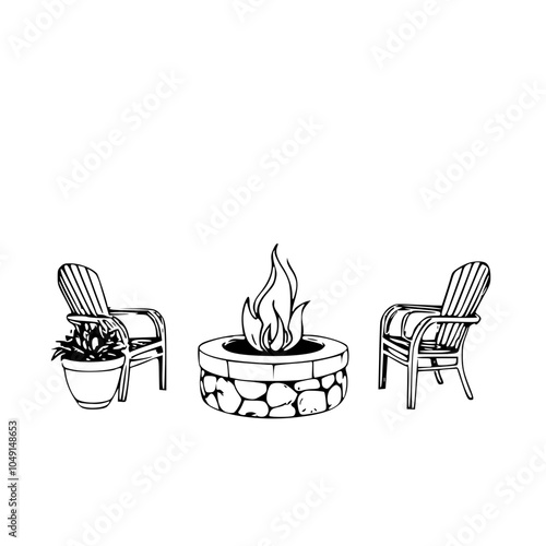 Garden Decorations Garden Outdoor Fire Pits