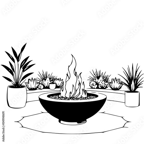 Garden Decorations Garden Outdoor Fire Bowls