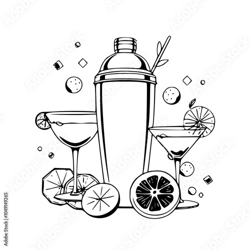 Food and Drinks Themed Cocktail Displays