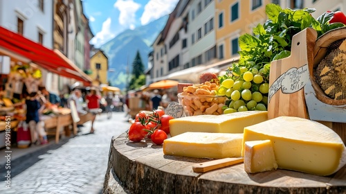 Bregenzerwald Cheese Festival in Austria Showcases the Region s Artisanal Dairy Products Local Produce and Vibrant Culinary Culture at Traditional Food Markets photo