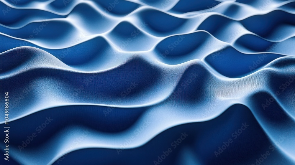 Abstract Blue Wavy Pattern Abstract Blue Wavy Pattern