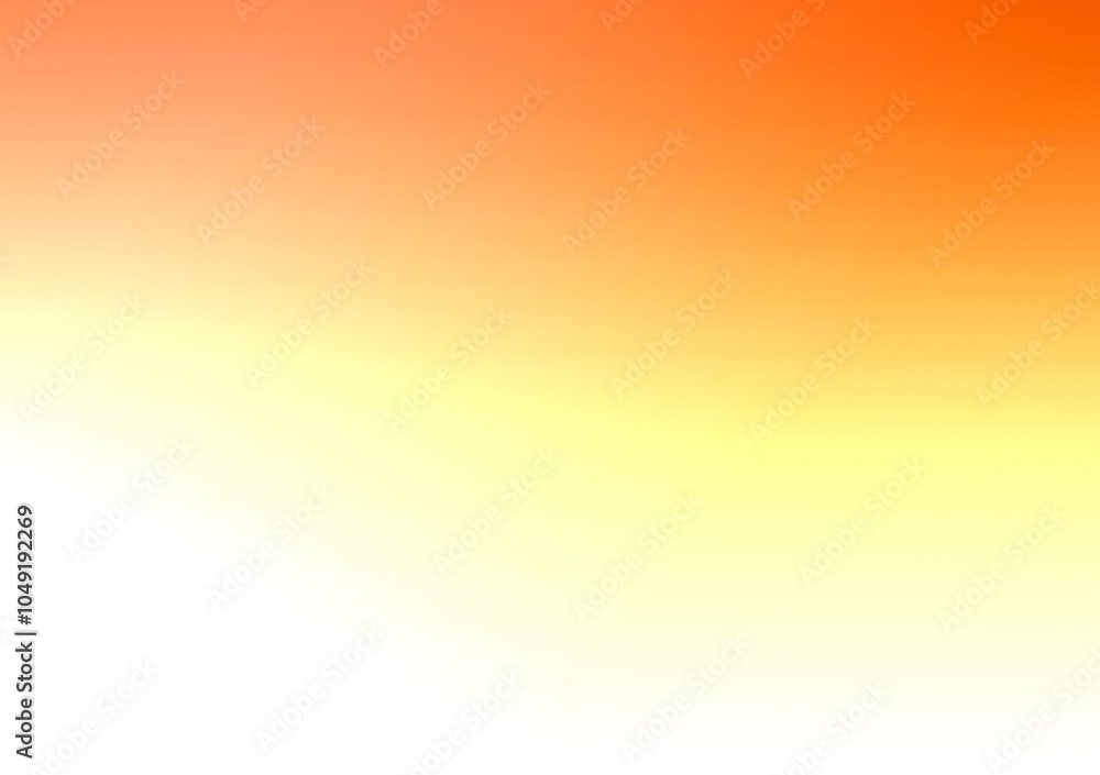 Obraz premium Orange - white gradient horizontal background. Background for design, print and graphic resources. Design: flyers, business cards, banners, packaging. 