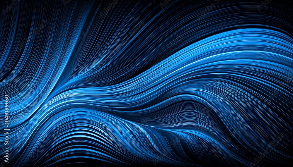 Abstract blue waves design Abstract blue waves design