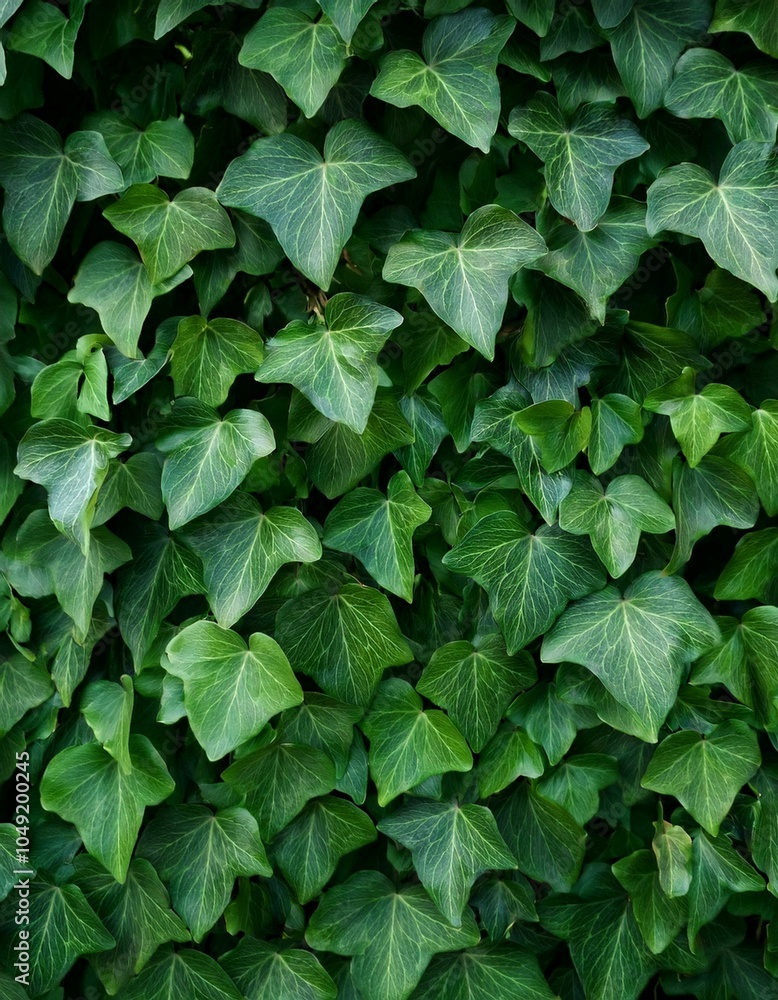 Lush green ivy leaves Lush green ivy leaves