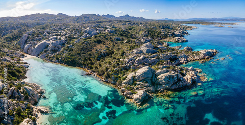 Fototapeta Naklejka Na Ścianę i Meble -  Serena beach in Caprera island, Italy