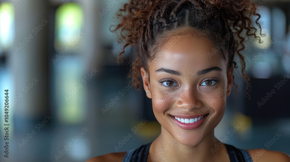 Productive Day: African American Businesswoman Doing Fitness Exercises at Work Productive Day: African American Businesswoman Doing Fitness Exercises at Work