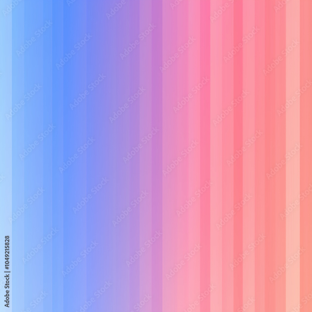 Fototapeta premium Blue Purple Pink Peach Gradient Lines Striped Left Right Stripes Stripe Background Abstract Wallpaper Background 