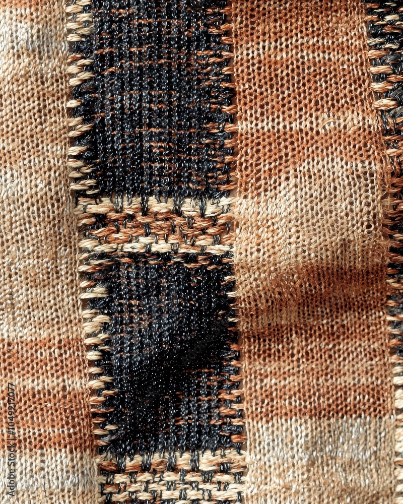 Intricate Woven Fabric Texture Close-up Intricate Woven Fabric Texture Close-up