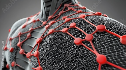 Graphene based Bulletproof Armor A Cutting edge Protective Material Showcasing the Future of Innovative Defense Technology photo