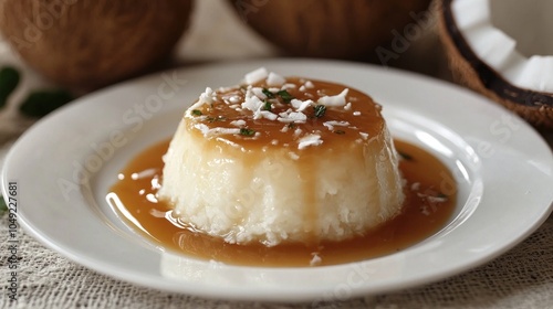 Wallpaper Mural Coconut Pudding Dessert Torontodigital.ca