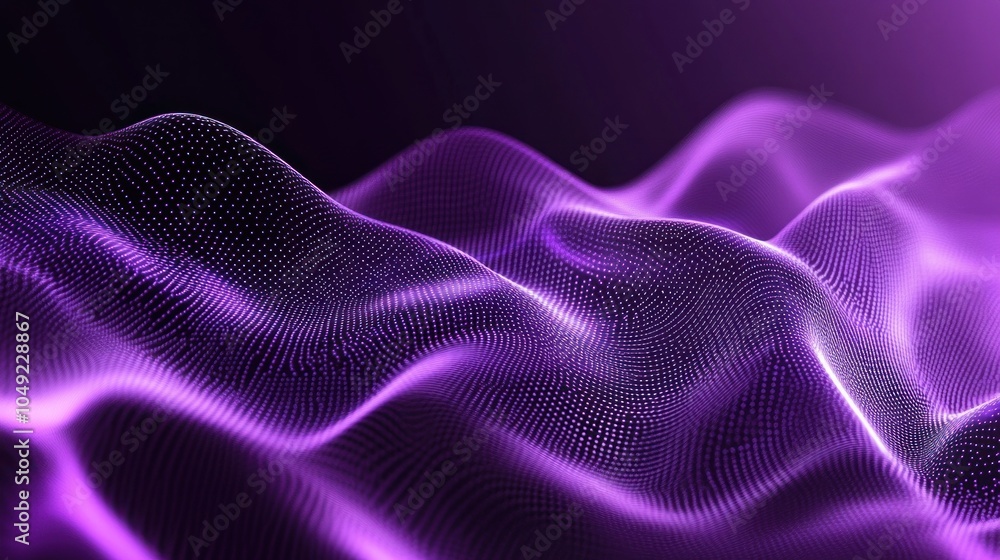 Purple Digital Abstract Wave Purple Digital Abstract Wave