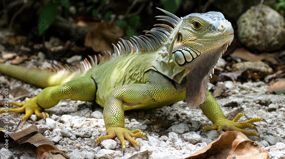 Green Iguana Lizard Green Iguana Lizard