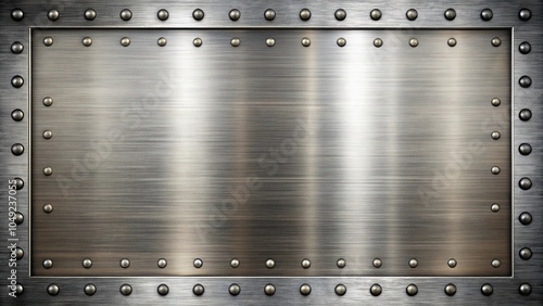 Wallpaper Mural metal texture background with rivets and bolts aerial view Torontodigital.ca