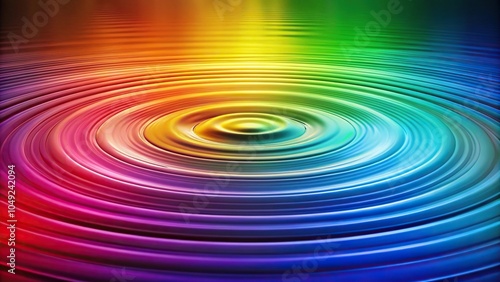 Abstract background of minimalist rainbow colors with water ripples