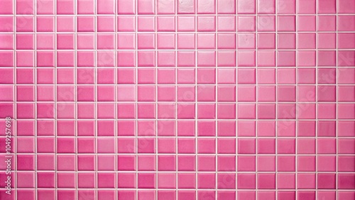 Obraz na płótnie pink tile wall texture background colored mosaic tiles minimalist w salonie