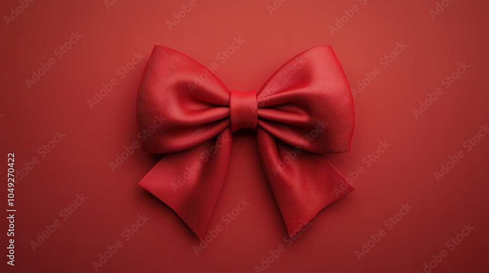 A red bow with a red ribbon, perfect for adding a festive touch to your designs. A red bow with a red ribbon, perfect for adding a festive touch to your designs.