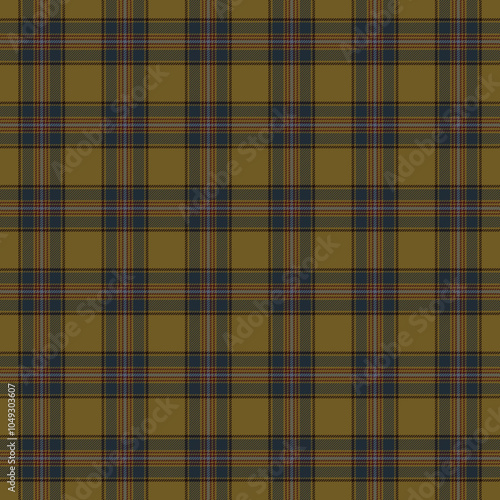 Prep School Plaid Check Seamless Pattern - Cute plaid check repeating pattern design