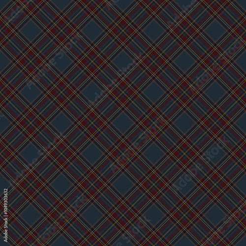 Prep School Plaid Check Seamless Pattern - Cute plaid check repeating pattern design