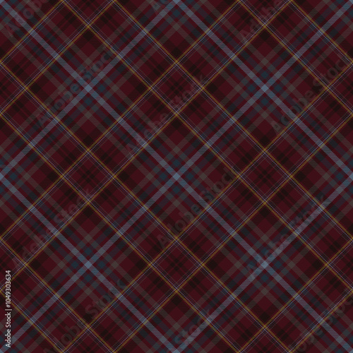 Prep School Plaid Check Seamless Pattern - Cute plaid check repeating pattern design