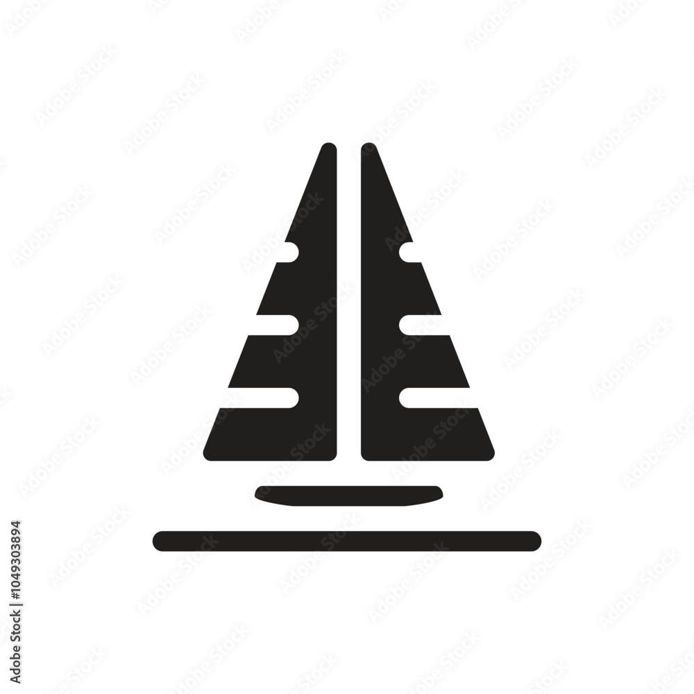 Fototapeta premium Boat or Sail Logo Template Icon