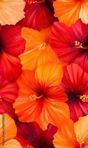 Wallpaper Mural Whimsical Floral and Foliage Designs: Playful Doodles, Geometric Leaves, and Elegant Wildflowers in Bold and Soft Color Palettes. Torontodigital.ca