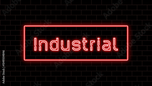 Industrial (インダストリアル) のホワイトボード風イラスト